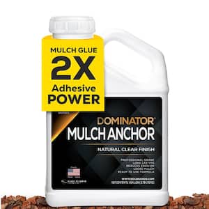 Mulch Anchor - Mulch Glue and Pea Gravel Stabilizer, Ready to Use, Lasts Up to 2-Years, Fast-Dry, Non-Toxic (1 Gal.)