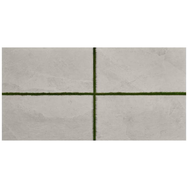 Ivy Hill Tile LithoTech 23.62 in. x 47.24 in. x 0.78 in. Chalk White Matte Porcelain Floor Paver Tile (7.74 sq. ft./Each)