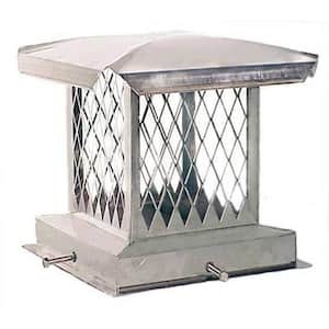 E-Series 13 in. x 13 in. Adjustable Stainless Steel Chimney Cap