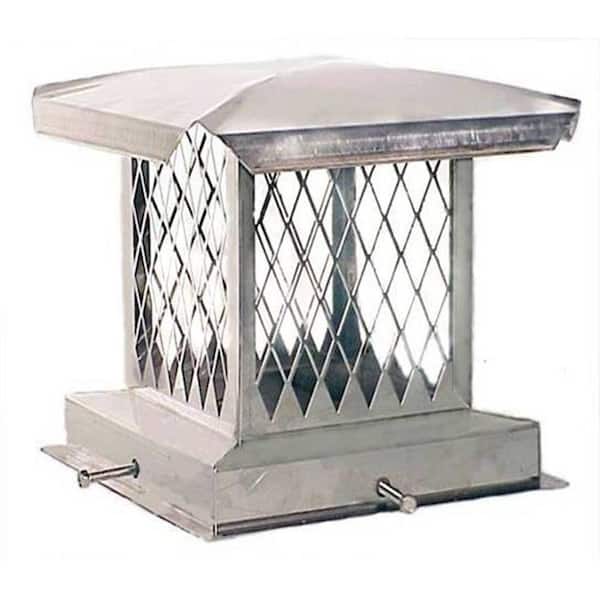 The Forever Cap E-Series 8 in. x 17 in. Adjustable Stainless Steel Chimney Cap