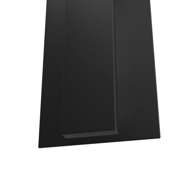 Hunter Fan Company - Hunter Canoga 1 Light Matte Black Integrated LED Rectangle Outdoor Lighting for Foyer / Entry Way