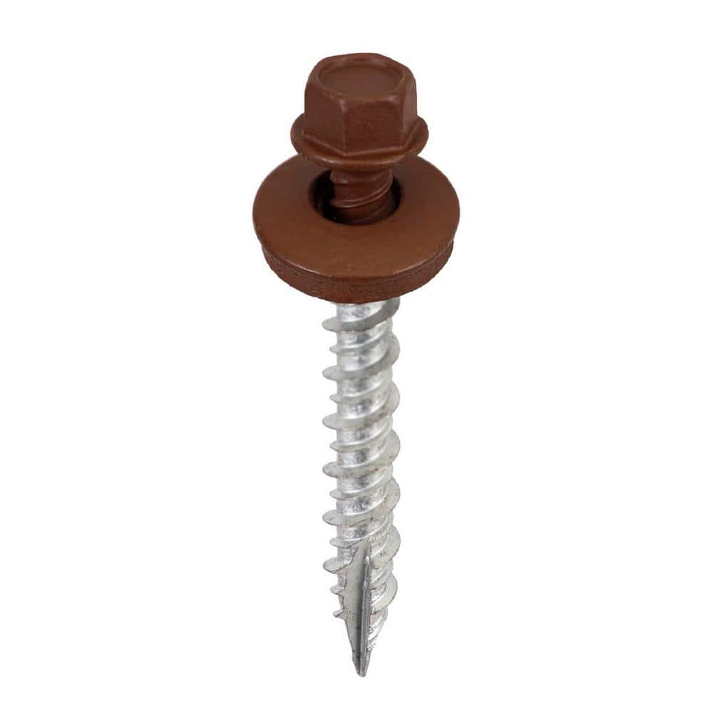 "#9 X 1-1/2 inch Brown Hex Metal to Wood Screws (Bag of 250)" price history on PriceWatchPro
