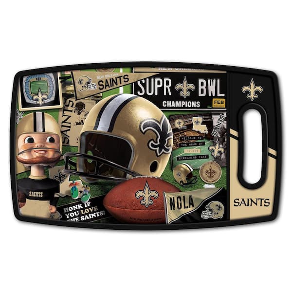 NFL New Orleans Saints Retro Series Polypropyene Cutting Board