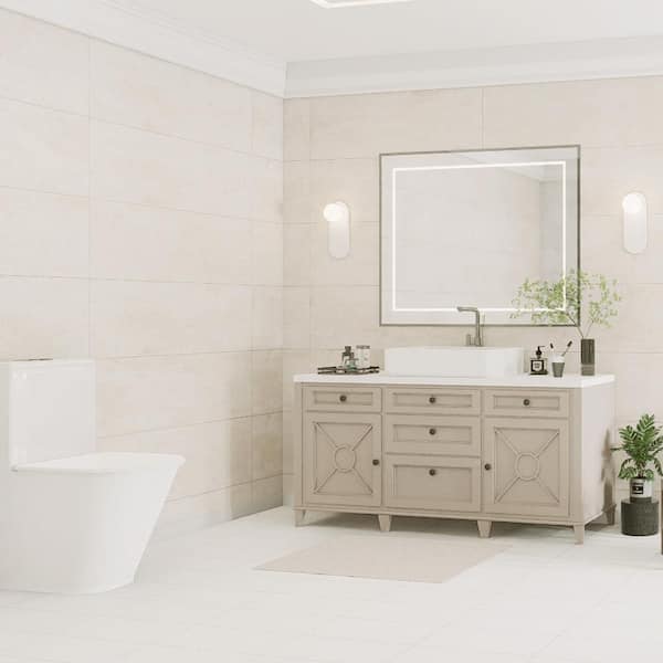 Habanera Bone 11-7/8 in. x 35-1/2 in. Ceramic Wall Tile (14.75 sq. ft. /Case)