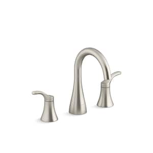 Simplice Double-Handle 1.2 GPM 8 in. Widespread Bathroom Sink Faucet in Vibrant Brushed Nickel