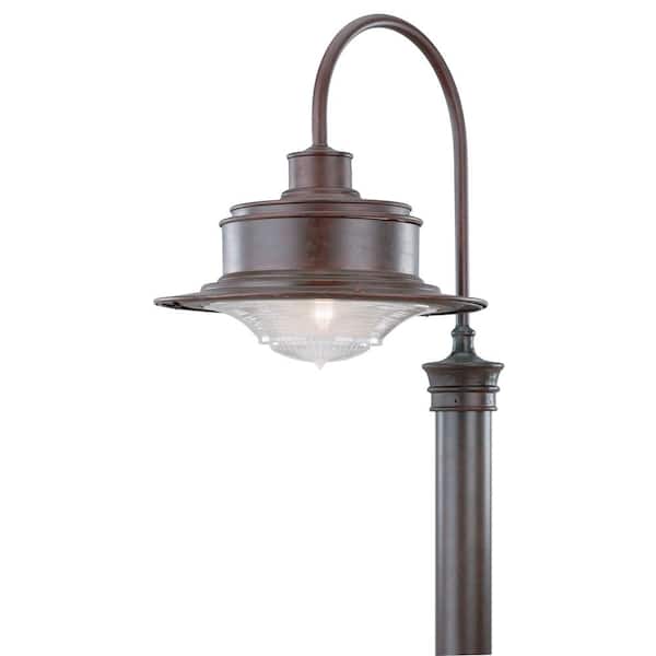 Troy Lighting South Street Outdoor Old Rust Post Light