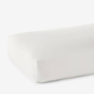 Legends Luxury Egyptian Cotton Sateen Cream Cotton Queen Extra Deep Fitted Sheet