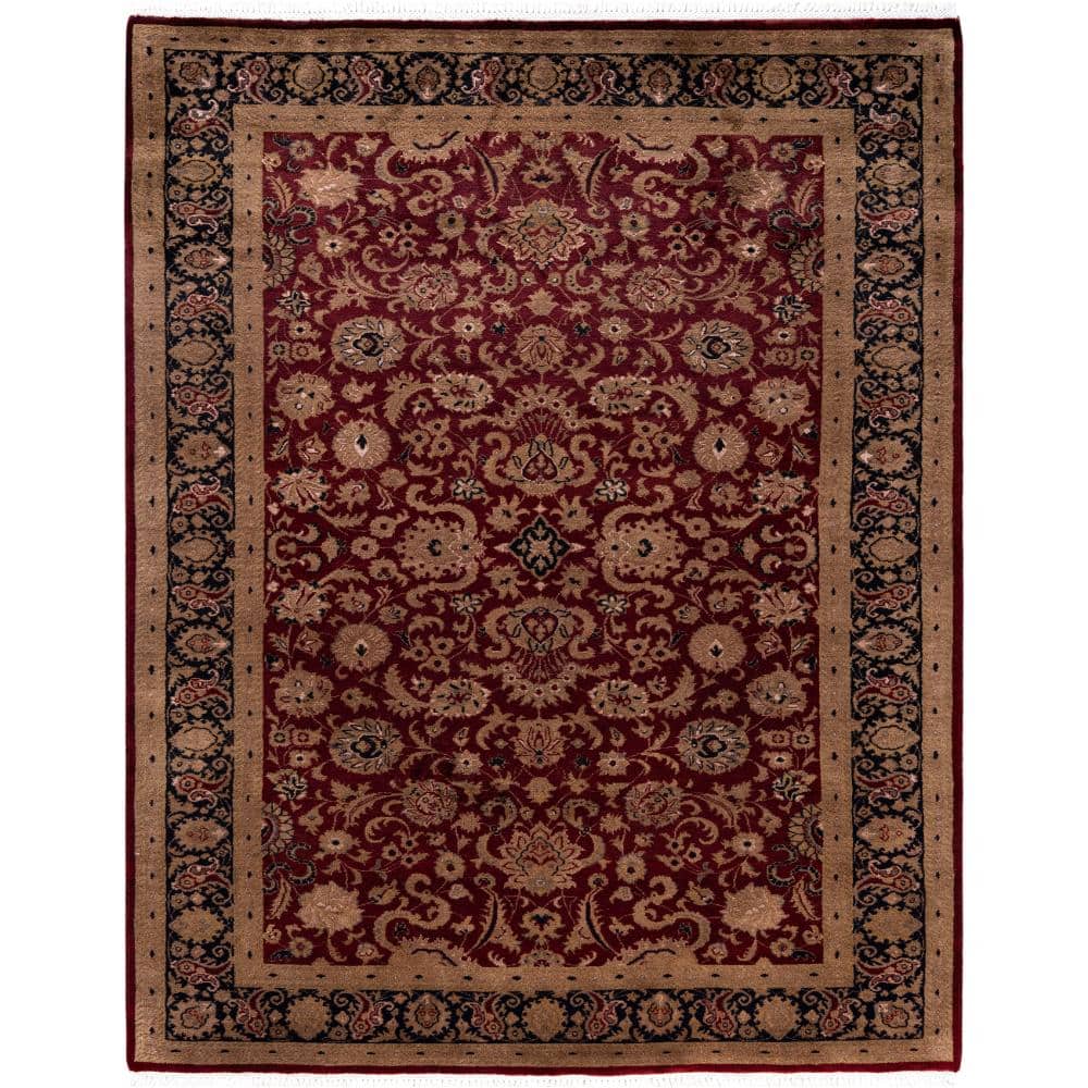 Fine Vibrance Red 5 X 8 Hand Knotted Wool Indoor Area Rug price history on PriceWatchPro