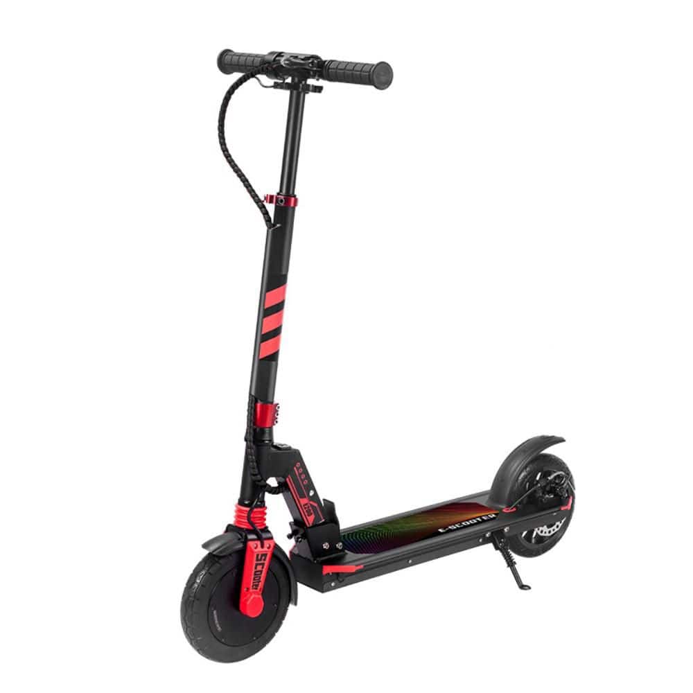 2-Wheel Red Electric Scooter 24V Lithium Battery Lightweight Leisure Scooter price history on PriceWatchPro