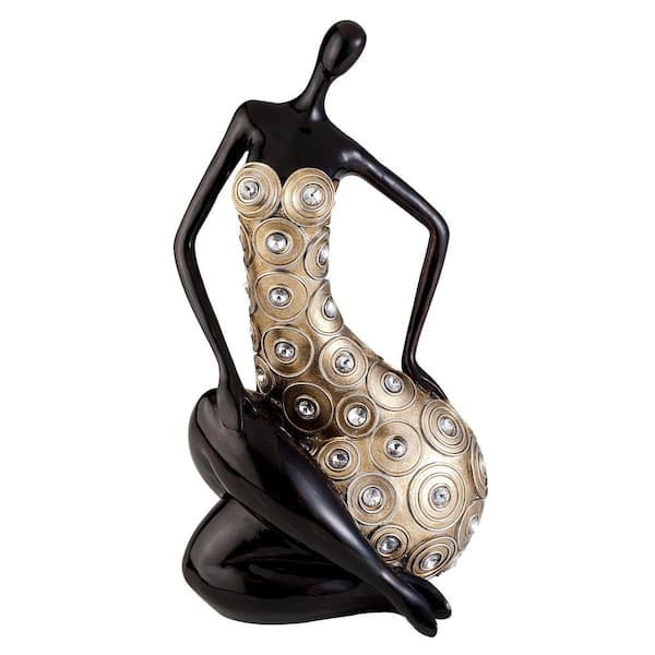 OK LIGHTING Gold Max Polyresin Decorative Piece