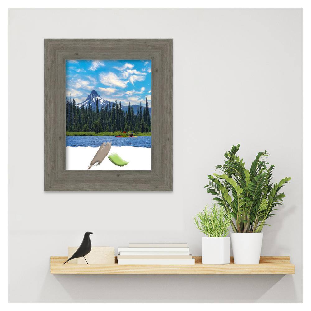 Fencepost Gray Distressed Wood 11x14 Wall Picture Frame