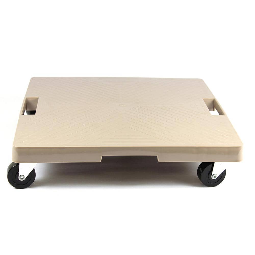 16 in. x 16 in. x 4 in. Gray Mist Square HDPE Plant Dolly/Caddy with Handle price history on PriceWatchPro