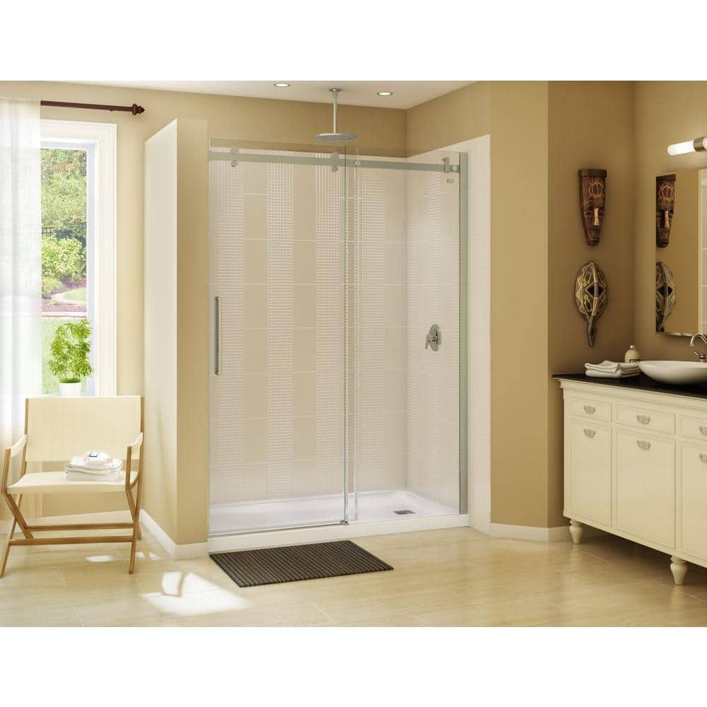 MAAX Halo 59 in. x 79 in. Semi-Frameless Sliding Shower Door