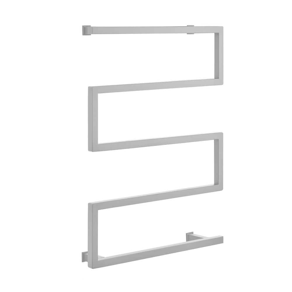 Chrome 5-Bar Electric Wall Mounted Towel Warmer