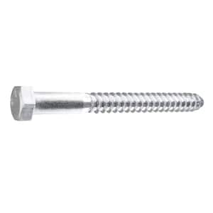 1/2 in. x 5 in. Hex Zinc Plated Lag Screw (25-Pack)