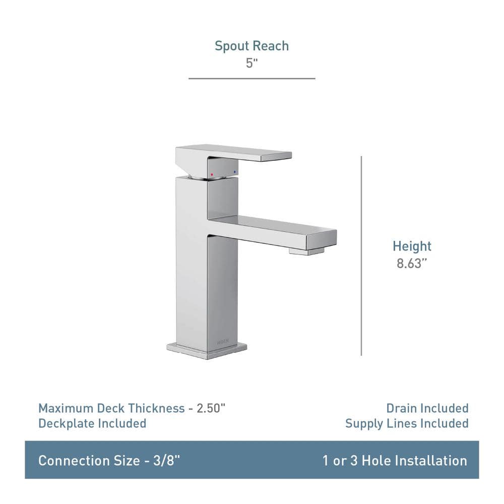 Revyl Bronzed Gold Single Handle Modern Bathroom Faucet