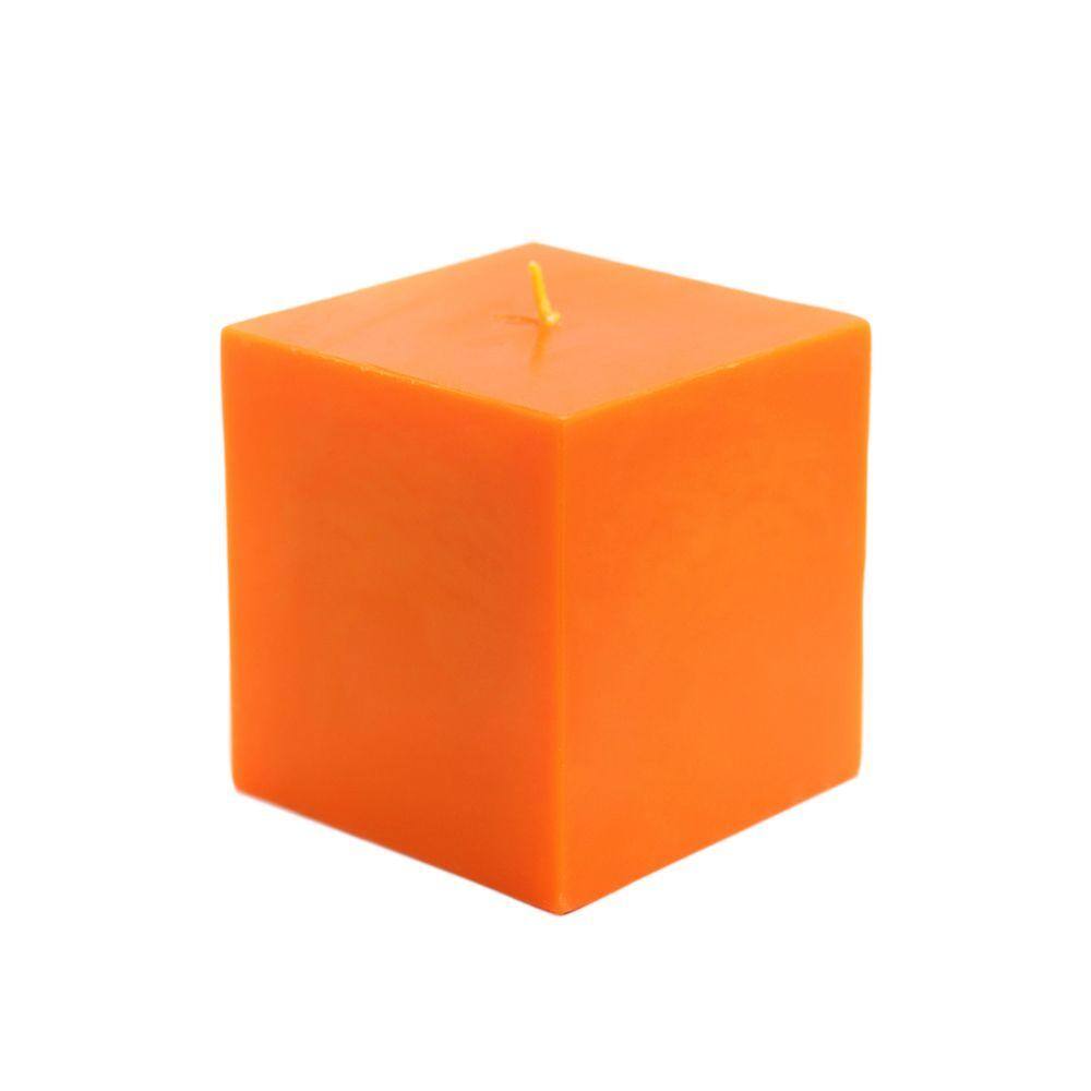 UPC 685024168426 product image for Zest Candle 3 in. x 3 in. Orange Square Pillar Candles Bulk (12-Case) | upcitemdb.com