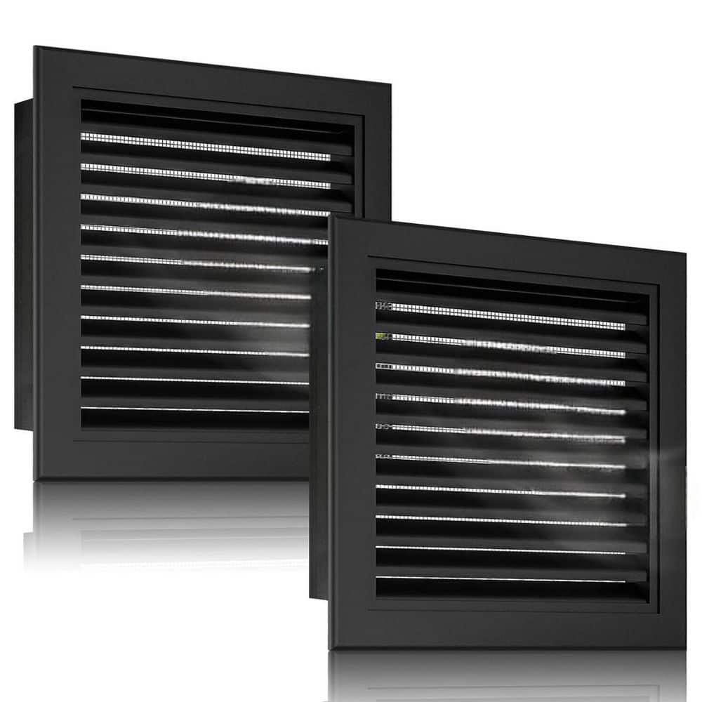 18 x 18 Aluminum Gable Vent Black with Screen 2 Pack Optimal Airflow Design Ideal for Attics and Sheds price history on PriceWatchPro