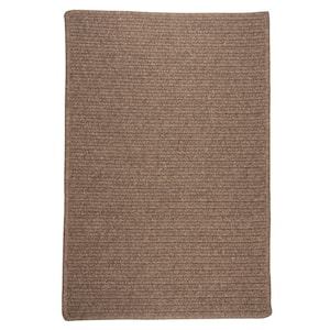 Courtyard Cocoa 2 ft. x 4 ft. Braided Rectangle Area Rug