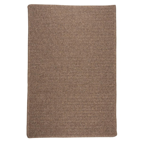 Colonial Mills Courtyard Cocoa 4 ft. x 6 ft. Braided Area Rug
