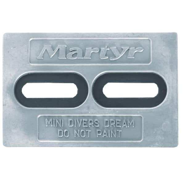 Unbranded Hull Anode 1 in. x 6 in. x 12 in., Aluminum