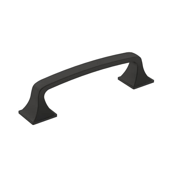 Ville 3-3/4 in. (96mm) Traditional Matte Black Arch Cabinet Pull