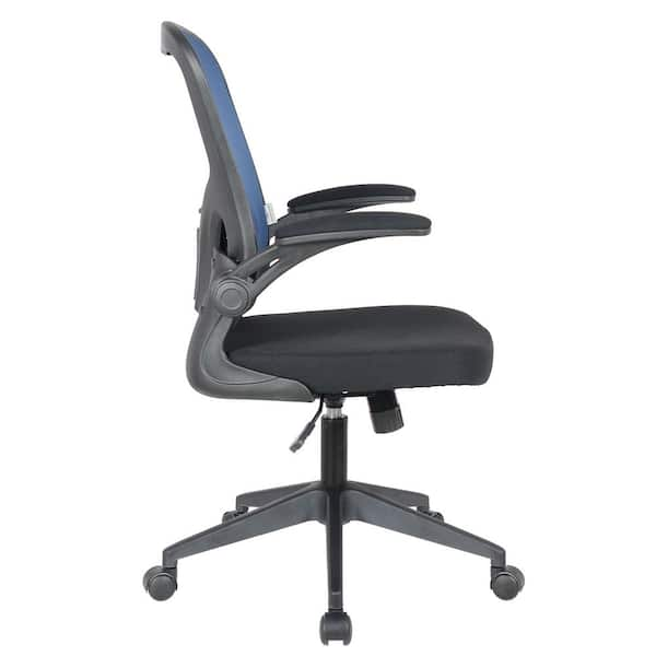 Leisuremod Newton Mesh Swivel Office Chair in Royal Blue with