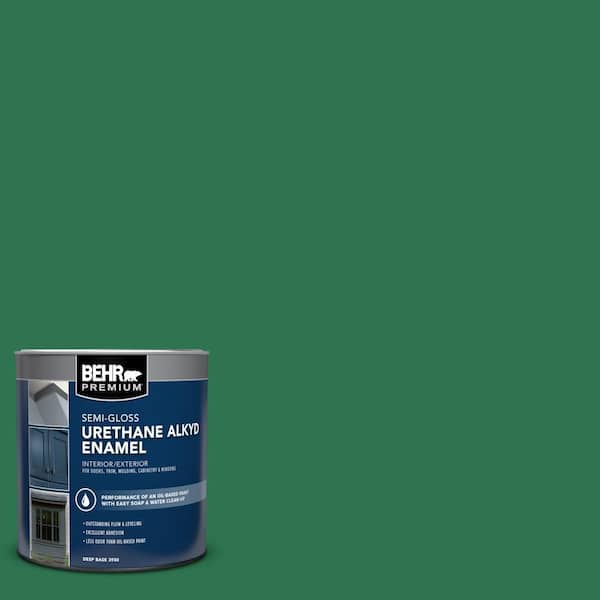 1 qt. #P420-7 Crown Jewel Semi-Gloss Enamel Urethane Alkyd Interior/Exterior Paint