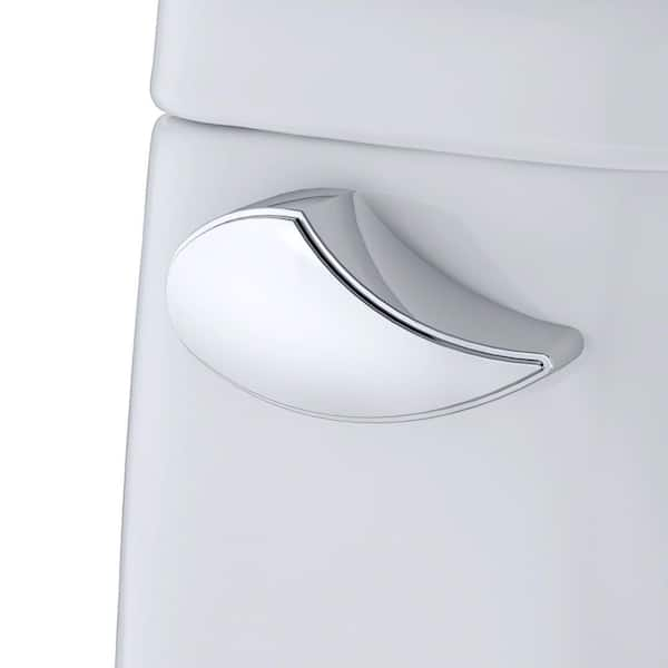 TOTO UltraMax II 1-Piece 1.28 GPF Single Flush Elongated Toilet in Cotton  White MS604124CEFG#01 - The Home Depot