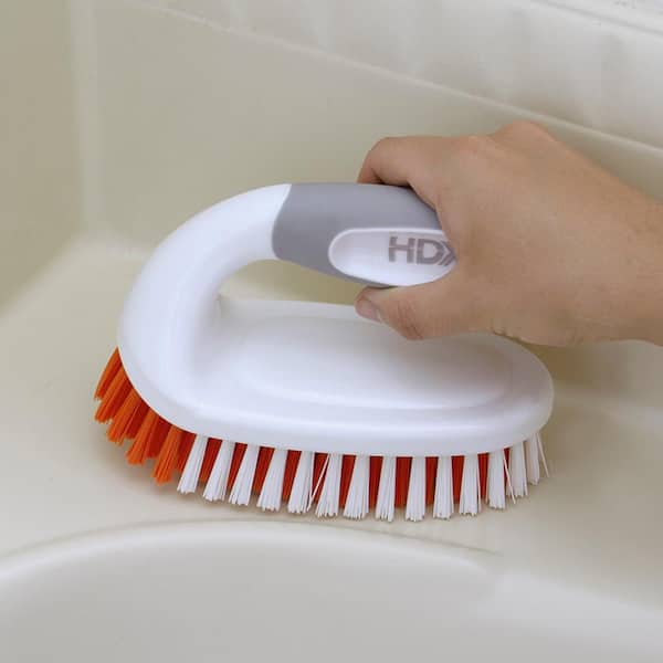 HDX Kitchen and Bath Scrub Brush 257MBHDXRM - The Home Depot
