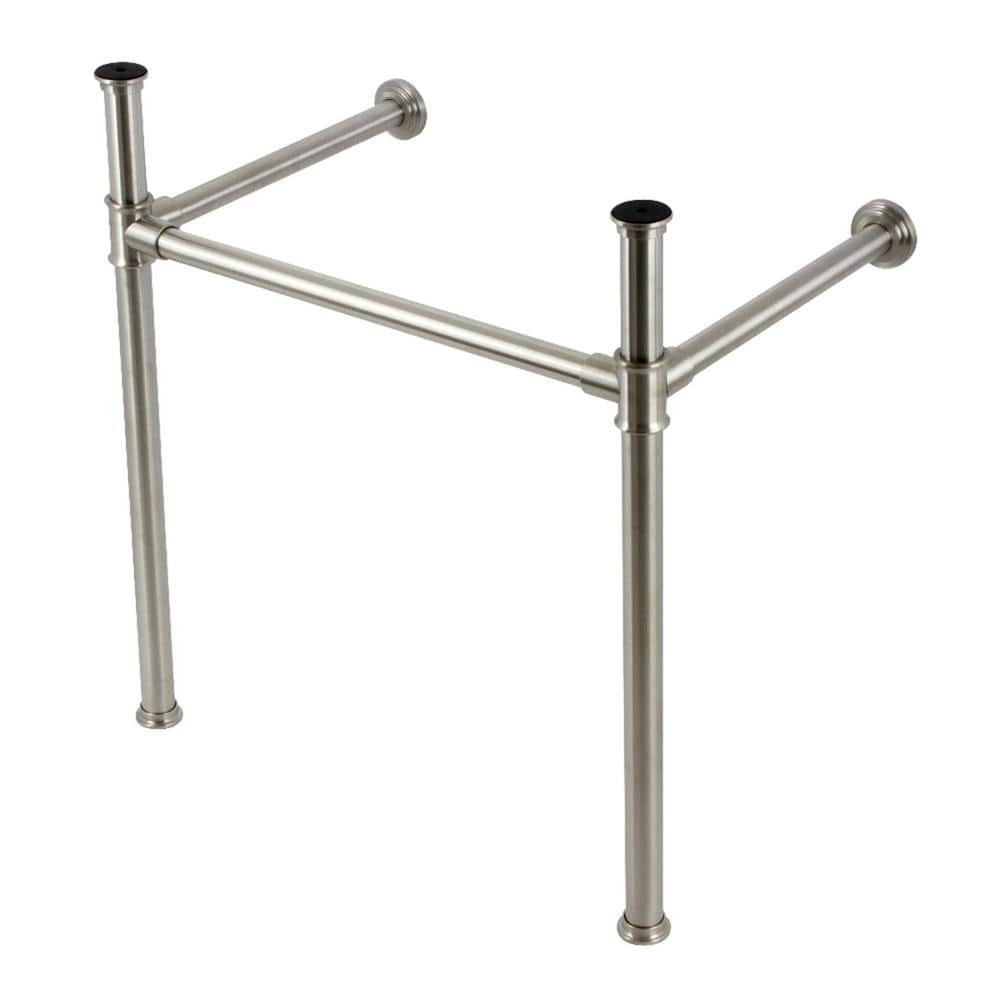 Brushed Nickel Stainless Steel Console Sink Legs