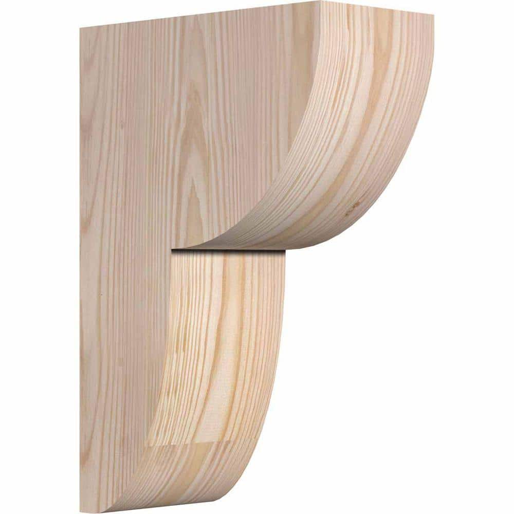 Douglas Fir Rough Sawn Rustic Wood Corbel 4"W x 8"D x 12"H