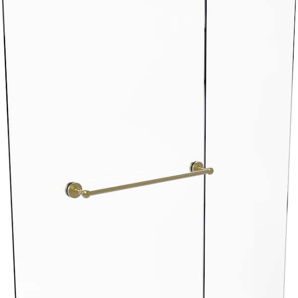 Allied Brass Waverly Place 24 in. Over-the-door Shower Door Towel Bar in Satin Brass