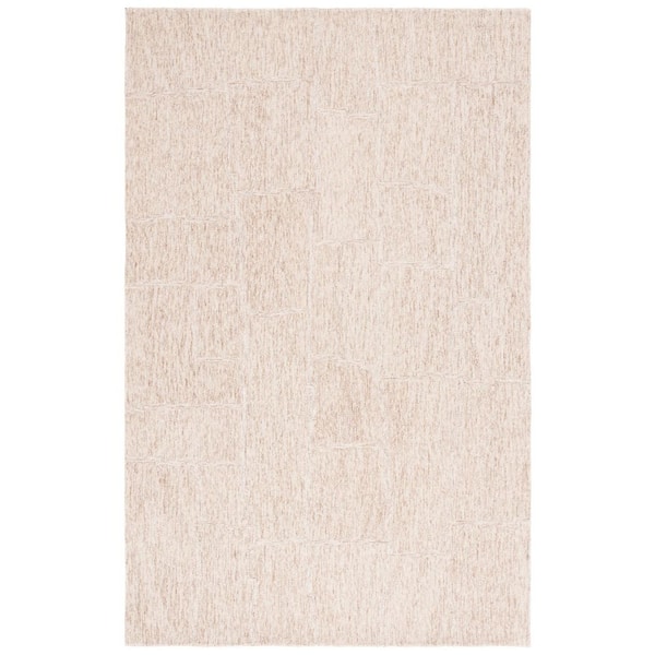 SAFAVIEH Pine 8 ft. x 10 ft. Beige Geometric Solid Area Rug