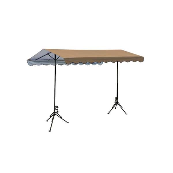 ShelterLogic Quick Clamp 7 ft 4 in x 10 ft Outdoor Shade Canopy-DISCONTINUED