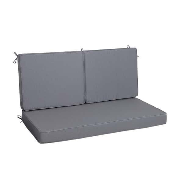 48 x 24 Replacement Outdoor Loveseat Cushion, Deep Seat Cushions for ...