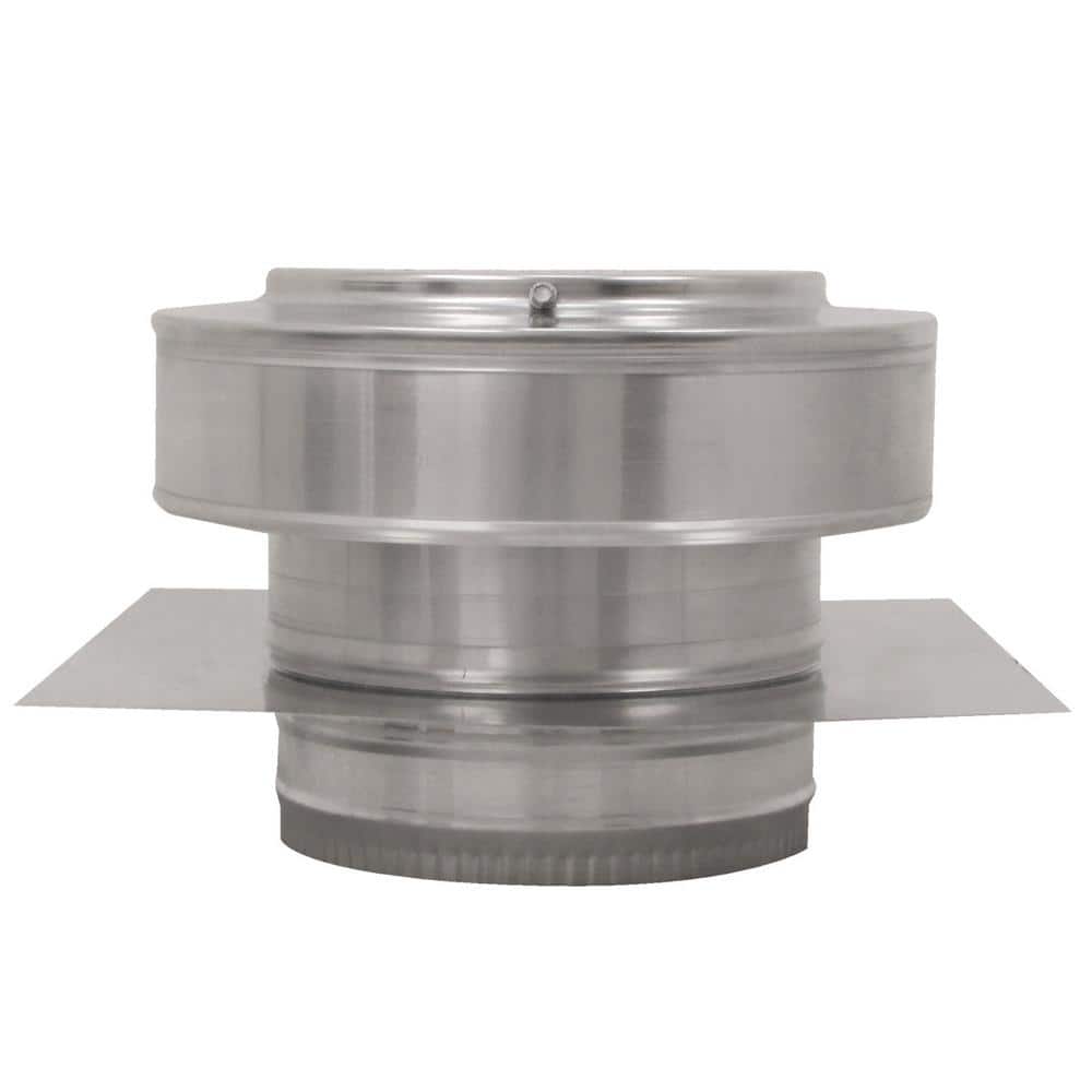7 in. Dia Aluminium Round Back Roof Jack with 2 in. Collar and 2 in. Tail P