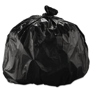 33 in. x 40 in. 33 Gal. 22 mic Black High-Density Interleaved Commercial Trash Can Liners (250/Carton)