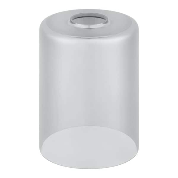 5.51 in. Gray Mirror Glass Cylindrical Pendant Lamp Shade With 2.25 in. Fitter