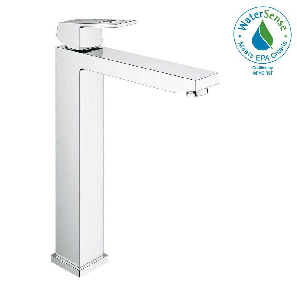 Modern Black Chrome Single Hole Bathroom Faucet