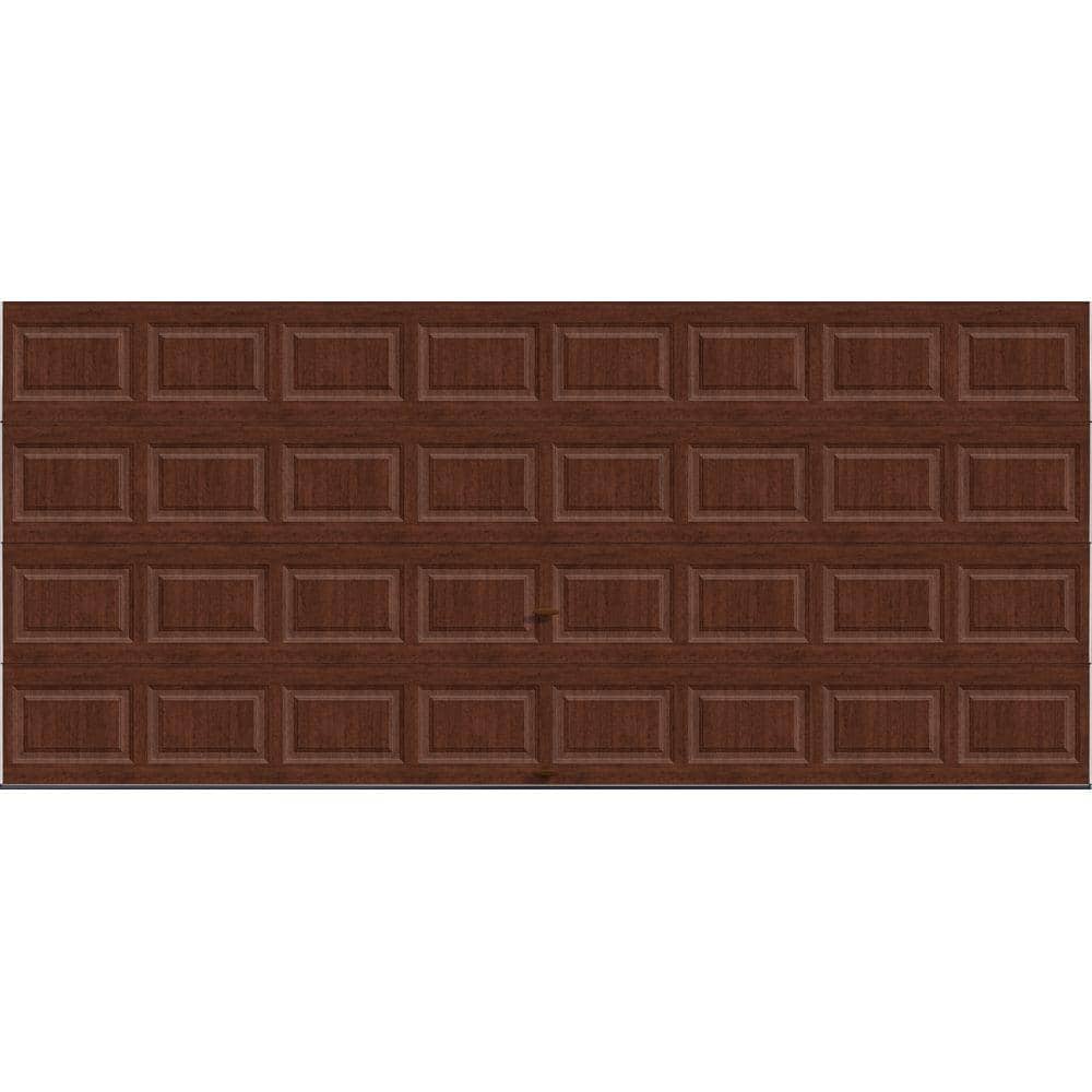 Classic Steel Short Panel 16 ft x 7 ft Insulated 18.4 R-Value Wood Look Che