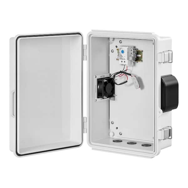 Shelly IP66 rated 10in. x 8in. x 4in. enclosure Gray with Shelly S