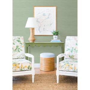 Sage Classic Faux Grasscloth Peel and Stick Wallpaper Sample