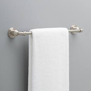 Lochurst 18 in. Wall Mount Towel Bar Bath Hardware Accessory in Brushed Nickel