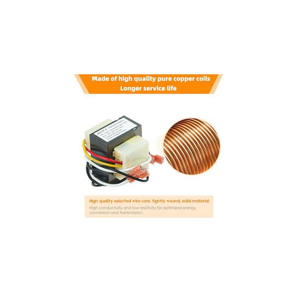 Furnace Transformer 240v 24v 40VA Fits Tyco 4000-09E07AE79 400009E07AE79 - North