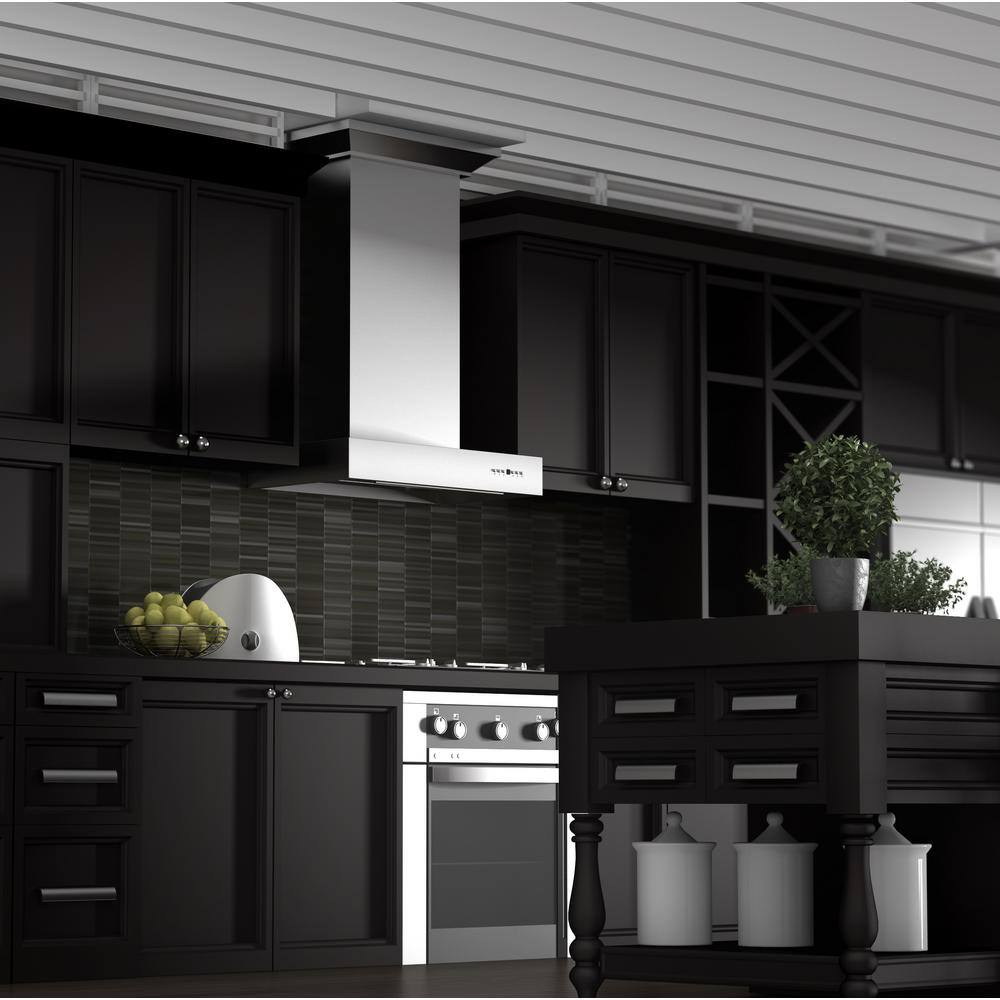 36" Stainless Steel Convertible Wall Mounted Range Hood