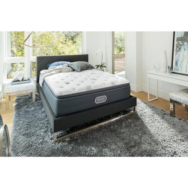 Beautyrest Silver River View Harbor Twin XL Luxury Firm Low Profile Mattress Set