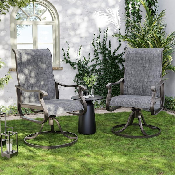 Poteban 2-Gray Ashalyn Outdoor Dining Armchair