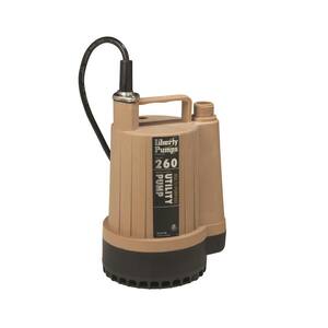 260-Series 1/6 HP Submersible Utility Pump with 25 ft. Cord