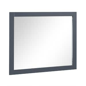 Galsaky 40 in. W x 32 in. H Rectangular Framed Surface-Mount Bathroom Vanity Mirror in Charcoal Gray